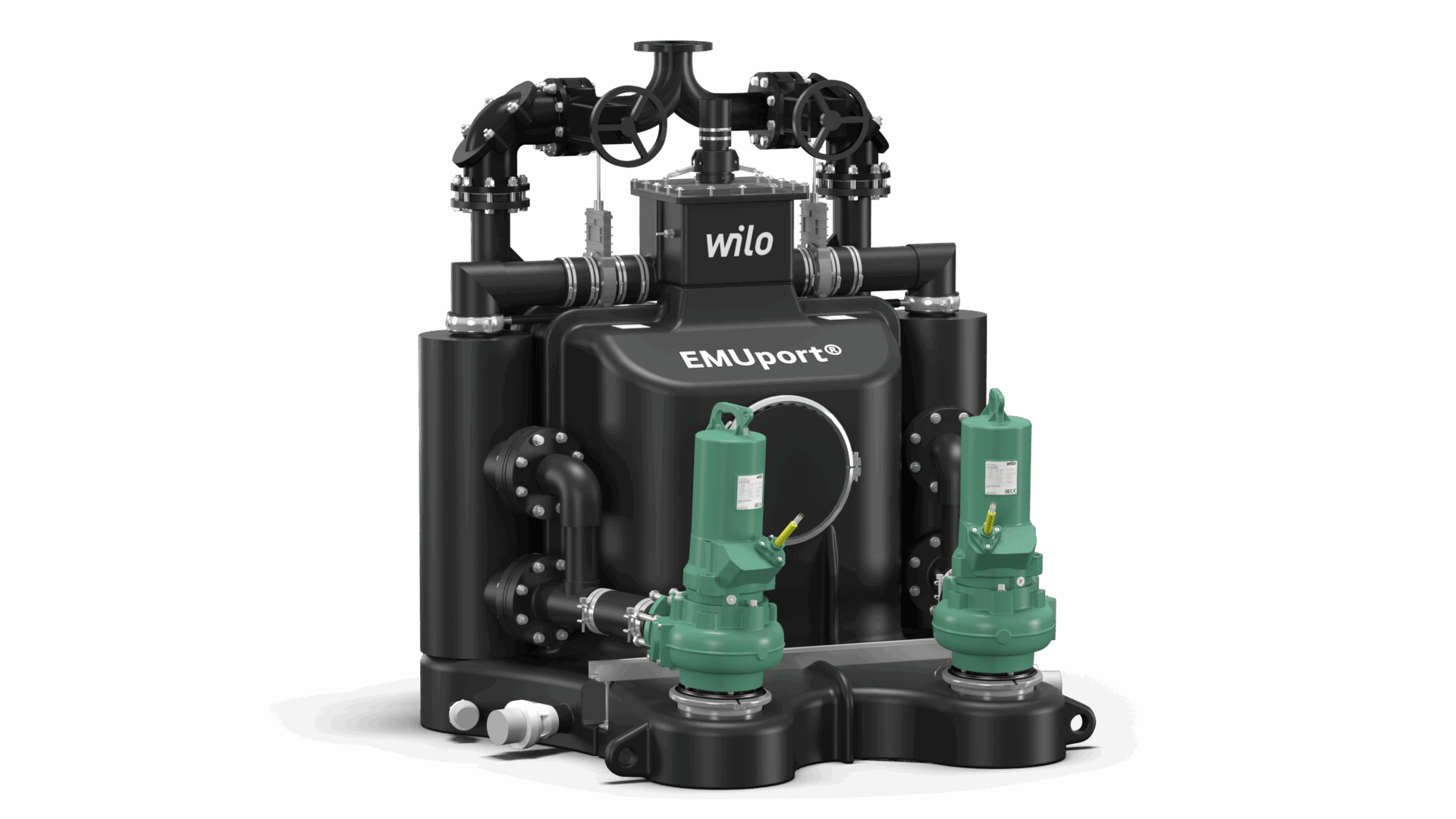 Wilo-EMUport CORE:  afvalwateropvoerinstallatie met scheidingssysteem om blokkades en overstromingen te voorkomen