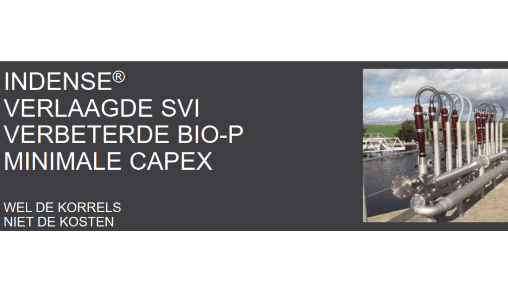inDENSE®: verbeterde bezinkbaarheid slib, verbeterde Bio-P