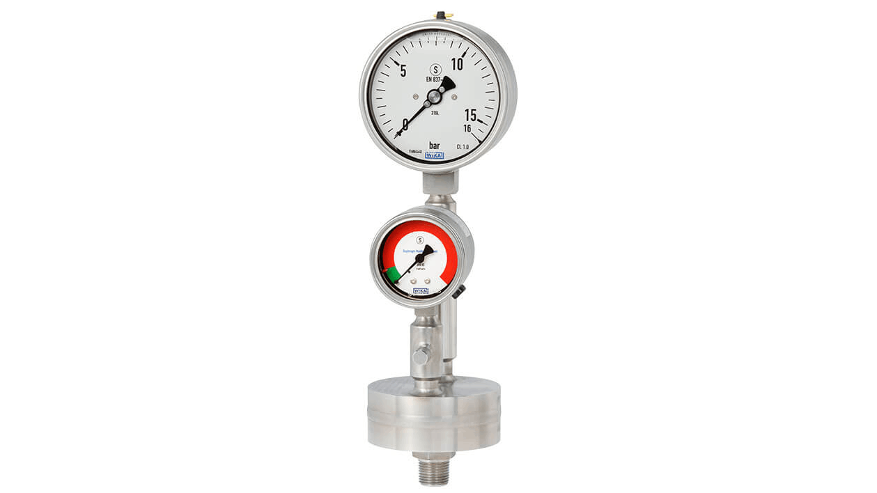 Diaphragm monitoring system with threaded connectionm model DMS34