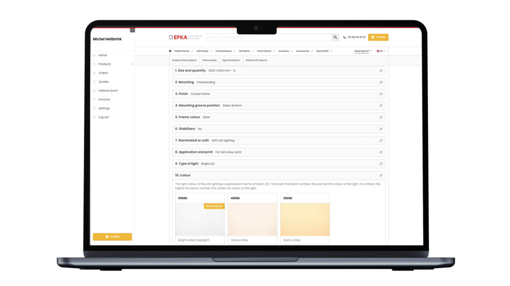 New webshop