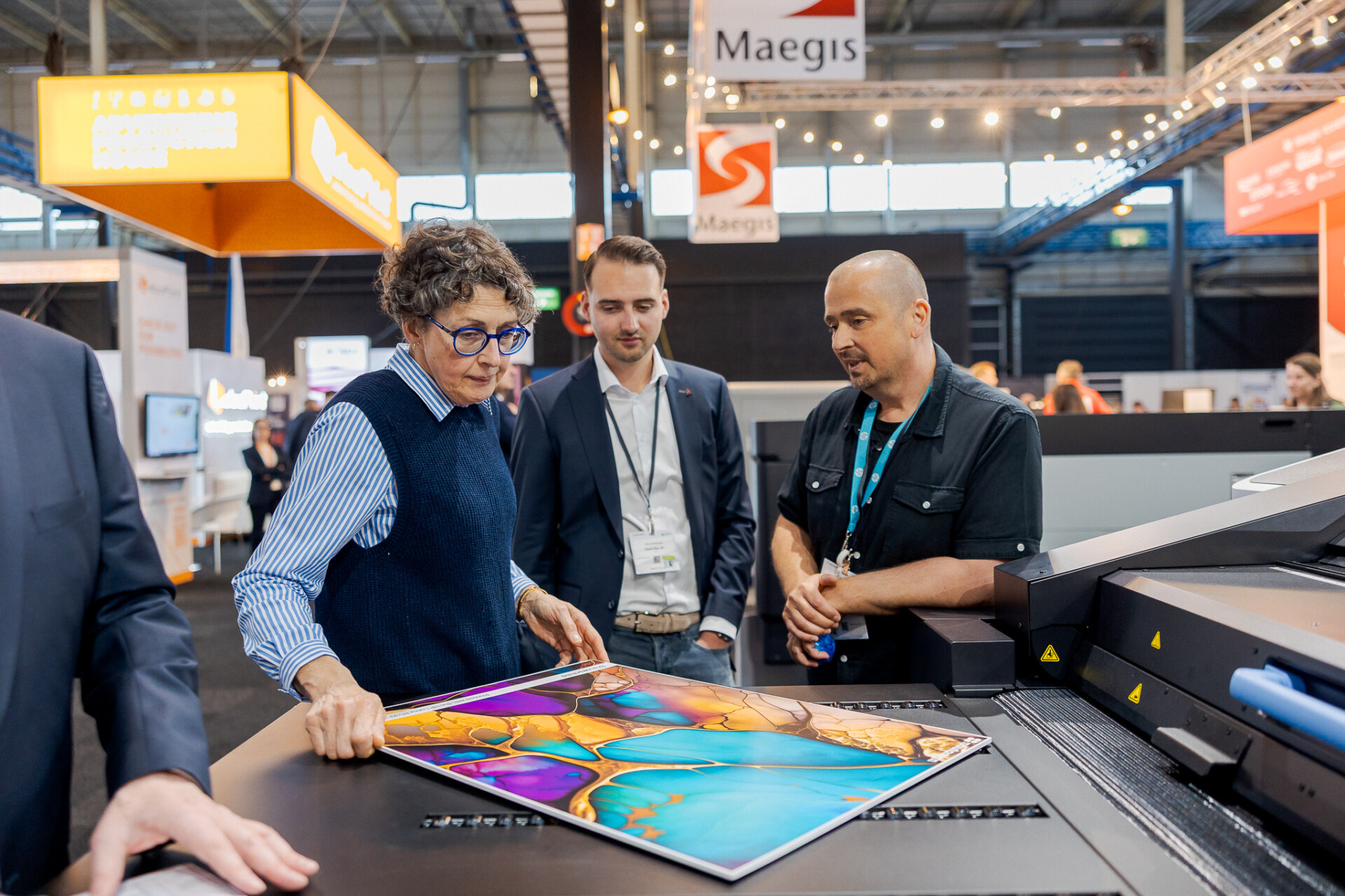 Bezoekers Visualize Expo