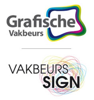 Grafische vakbeurs en vakbeurs sign