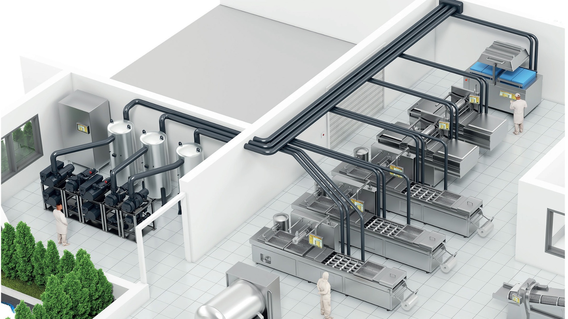 Centrale Vacuümsystemen