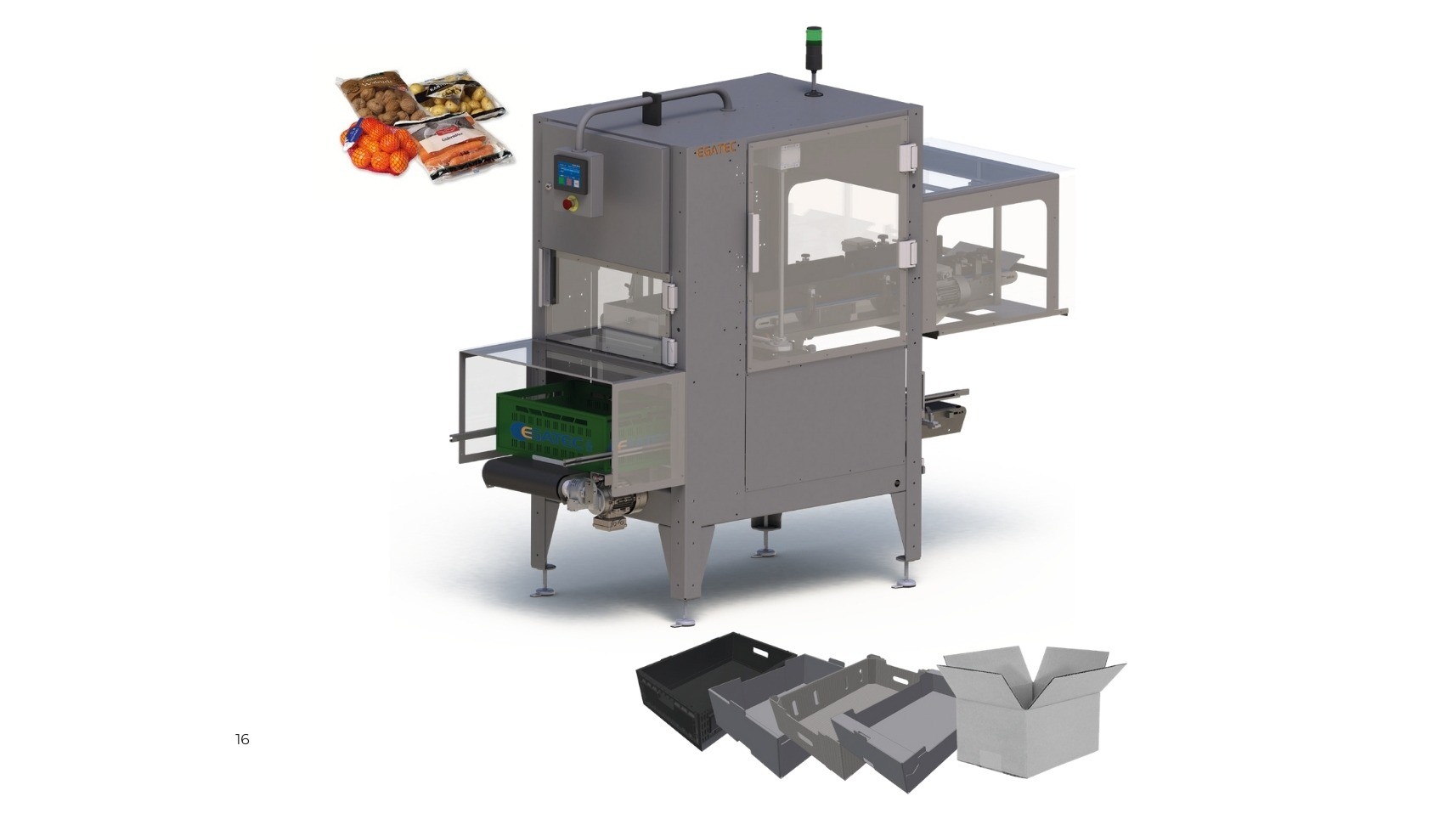 Egatec en REV Case Packers