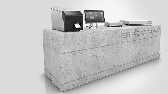 ES-M manuele weeg- & etiketteermachine