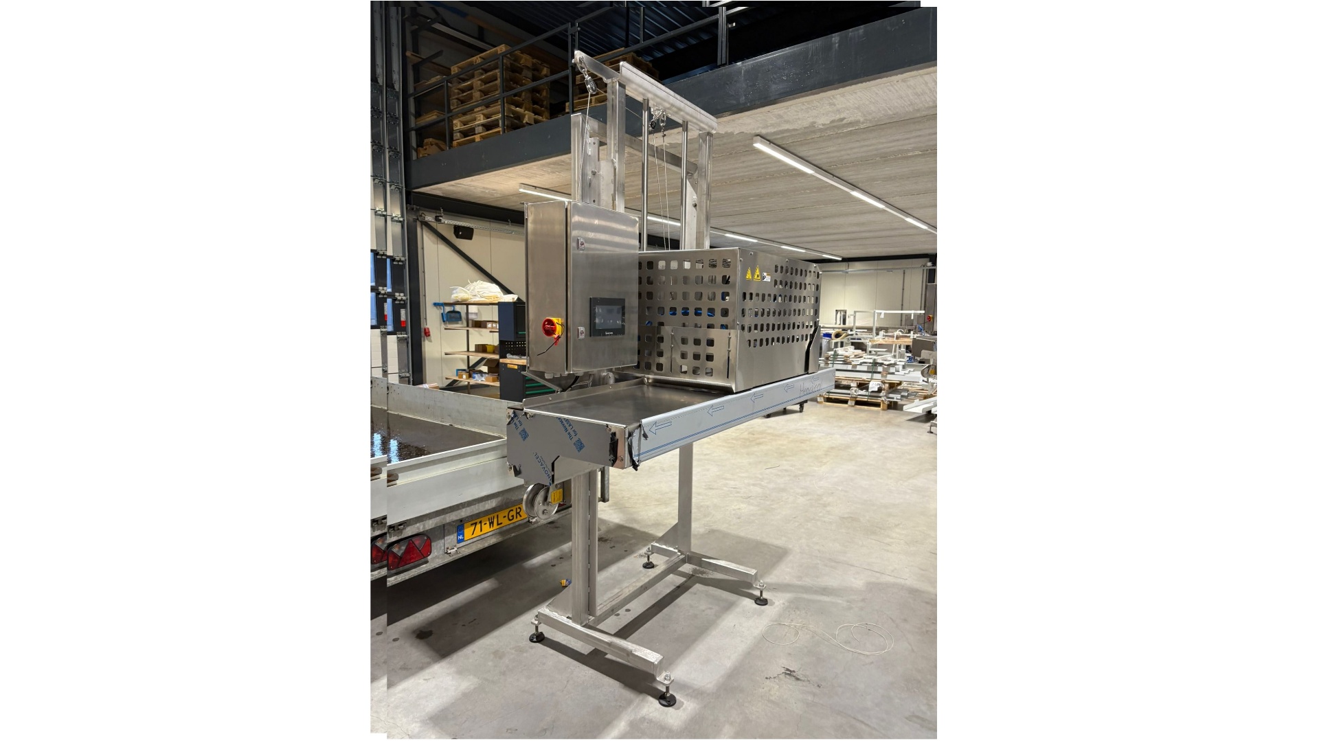 Sealing unit for automatic sealing of bigbags