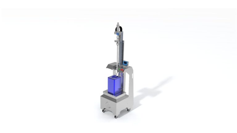 Kleine mobiele afvuller voor Jerrycans van 2,5 / 10 liter