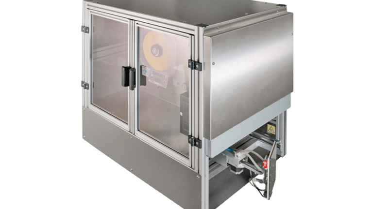 3-zijdige palletetikettering zonder beschermende omheining: AP 182