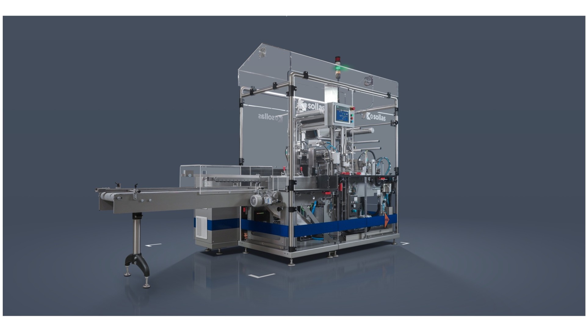 Sollas FSX high end overwrapping machine