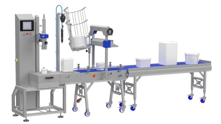 Emmerlijn voor het afvullen van diverse vloeistoffen