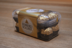 Ferrero Rocher verpakking