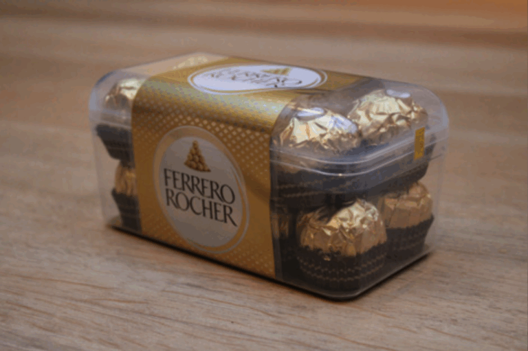 Ferrero Rocher verpakking