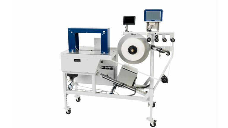 Banderolleren en etiketteren in één handeling.