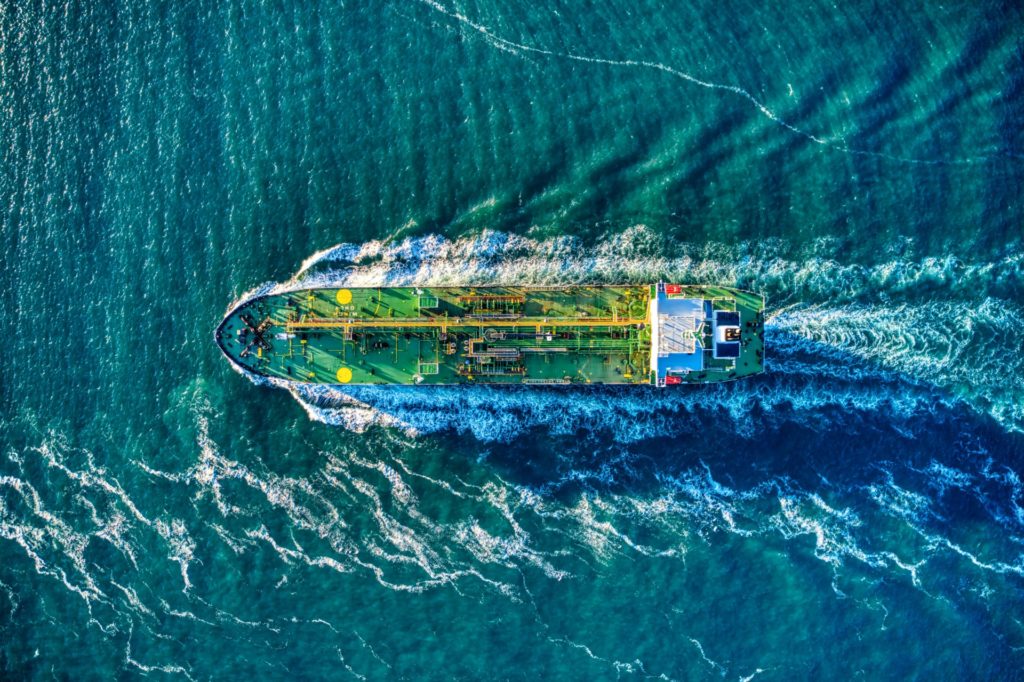 Ship in water