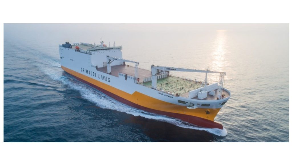 Grimaldi takes delivery of the Great Antwerp