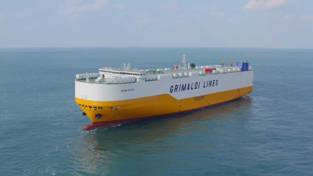 THE GRANDE HOUSTON DELIVERED TO THE GRIMALDI GROUP