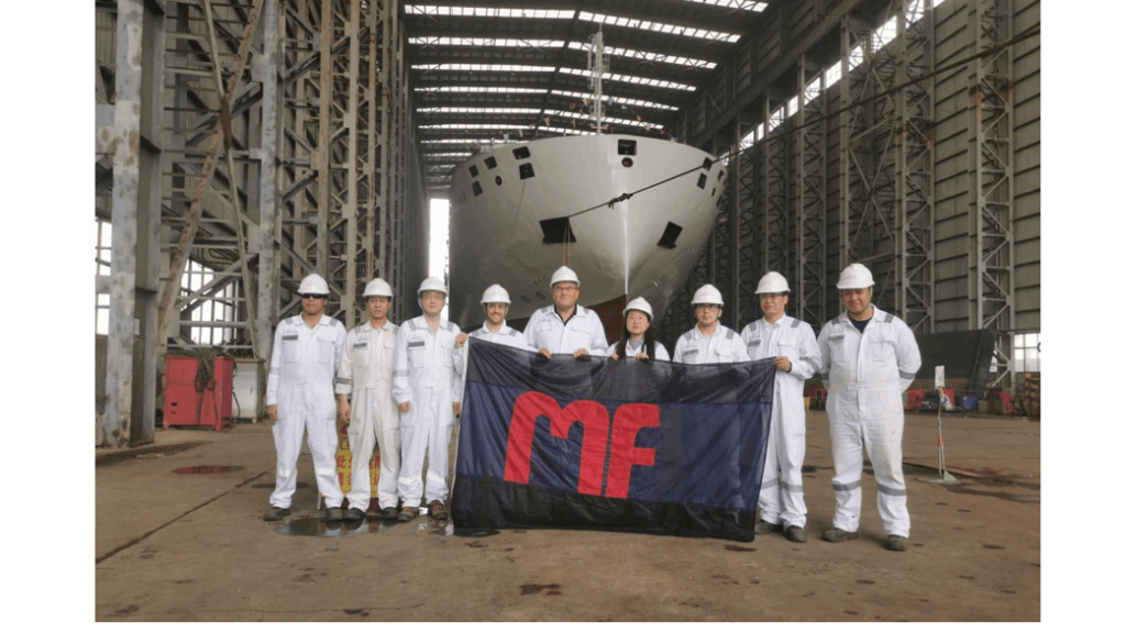 LAUNCHING OF THE RO-RO VESSEL FERRYMAR