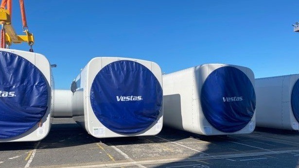 VESTAS PORT OF SETE SOUTH FRANCE