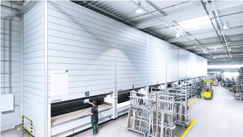 LOGIMAT®: Votre solution de stockage et de préparation de commandes tout-en-un.