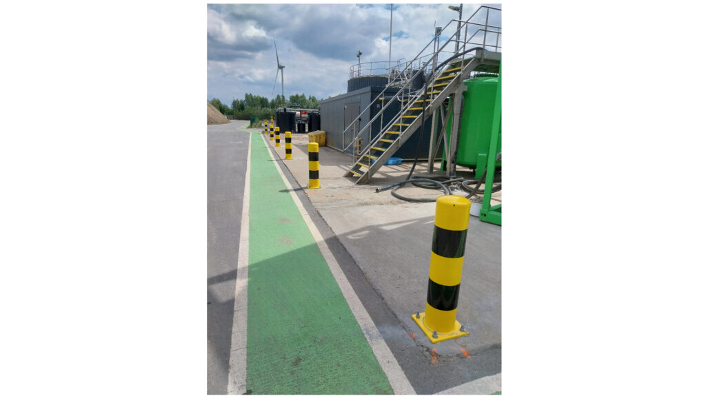 Poteaux en acier en plusieur couleurs