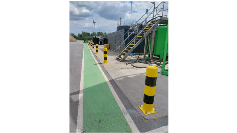 Poteaux en acier en plusieur couleurs