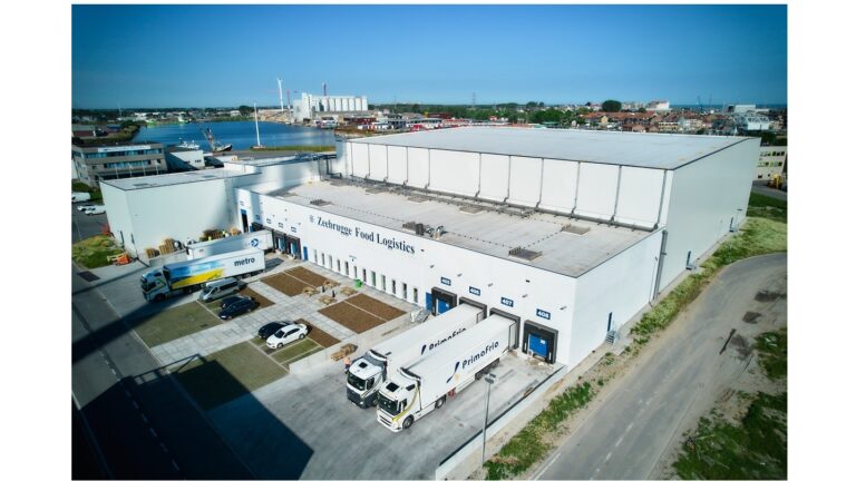 Magasin surgelés, zone logistique, bureaux – Zeebrugge Food Logistics