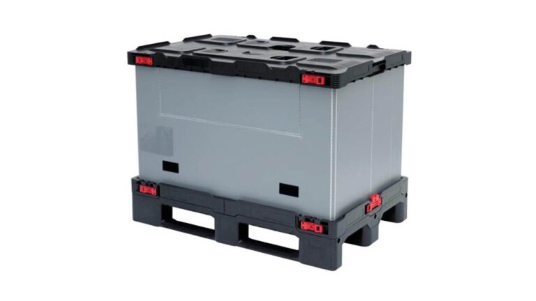 Foldable pallet boxes