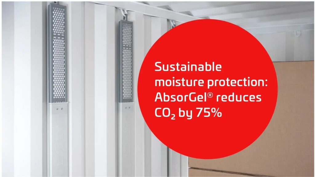 Sustainable moisture protection: AbsorGel® reduces CO2 by 75%