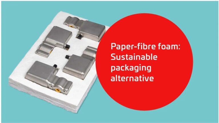 Paper fibre-based cellulose foam: The sustainable alternative to polymer foams