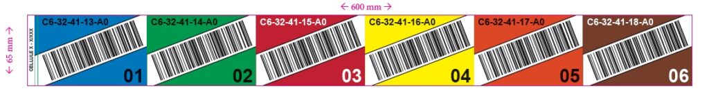 COMBI LABELS MET BARCODE