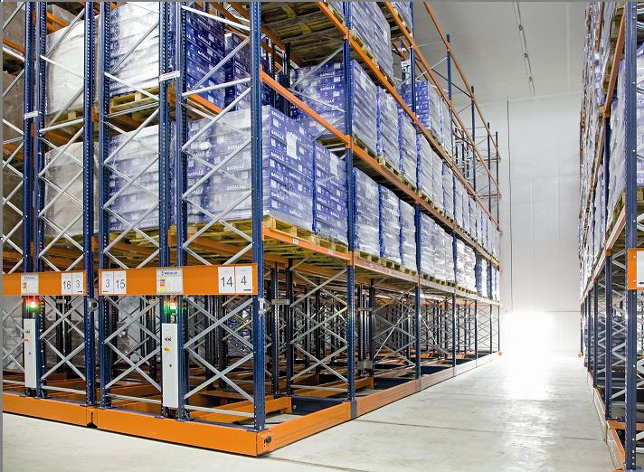 Rayonnage à palettes mobile Movirack®