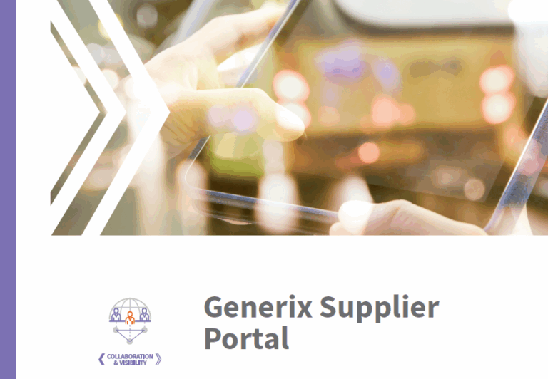 Generix Supplier Portal