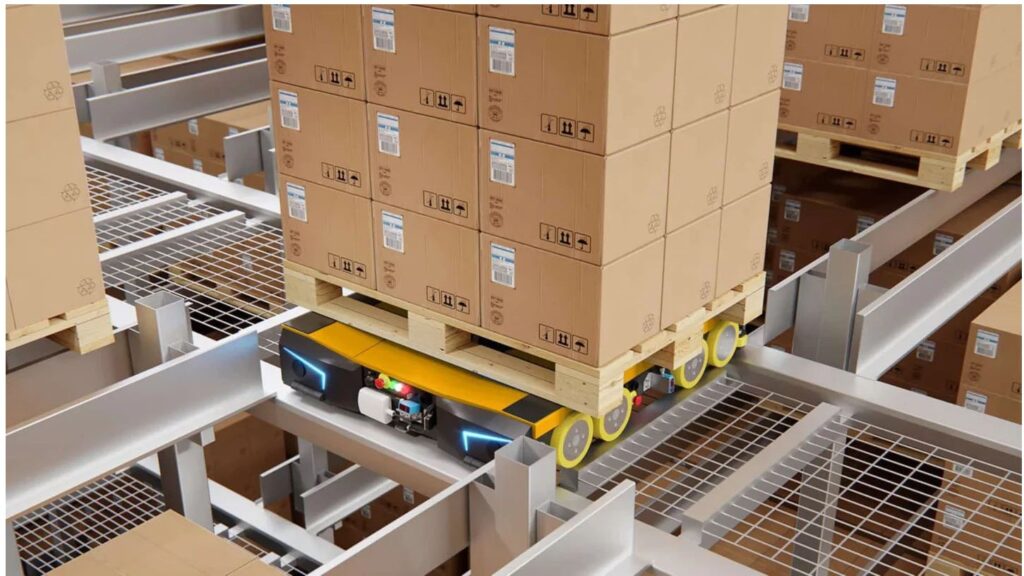 Systèmes de navettes de palettes