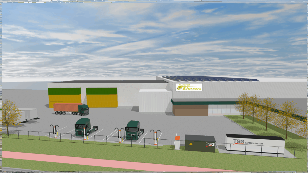 Electrification of the vehicle fleet for transport company S’Jegers