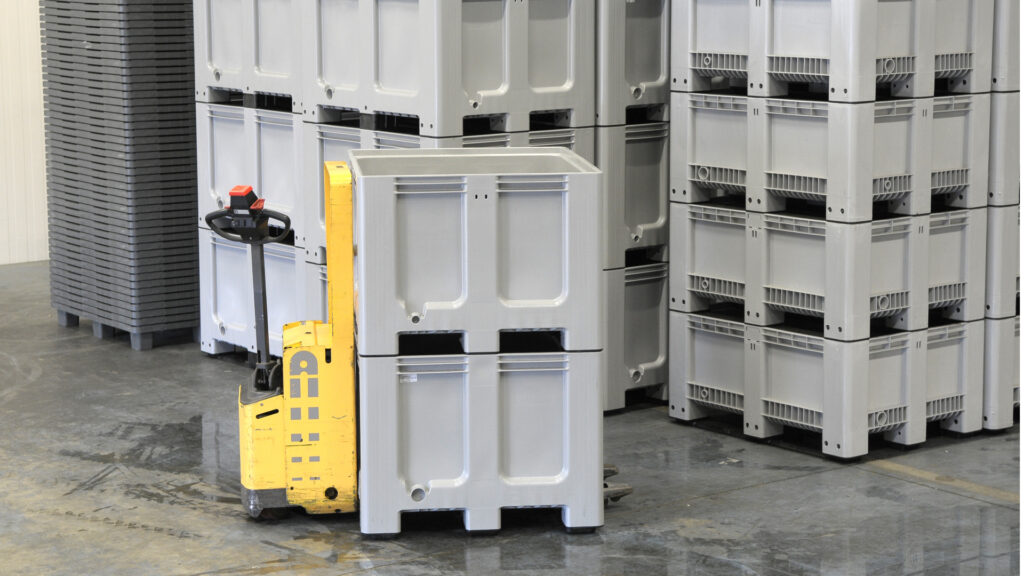 Caisses-palettes en plastique