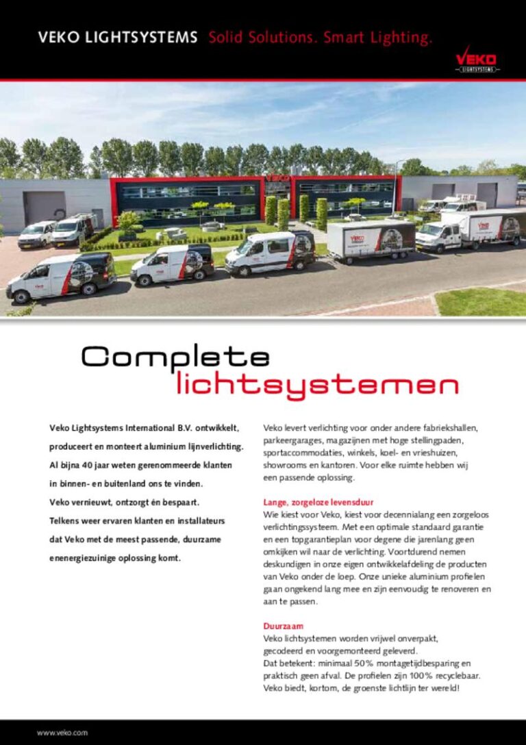 Industriële verlichting : 40 jaar vakmanschap !