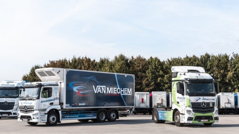 Distribution in a 100% electric vehicle