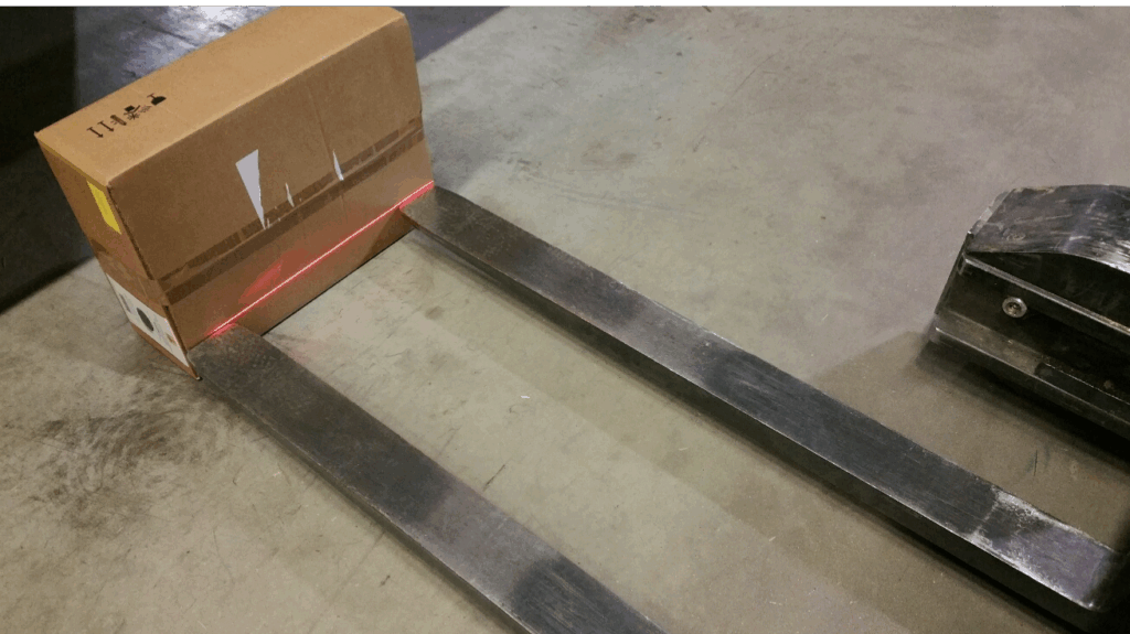 TINE-GUIDE LASERLIJN OP VORKENHOOGTE