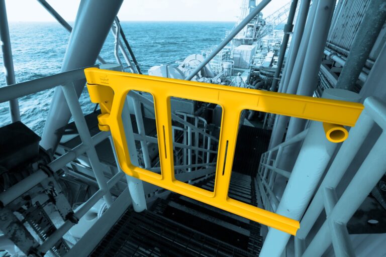 AXES GATE – Fall protection for ladderway openings and platforms.