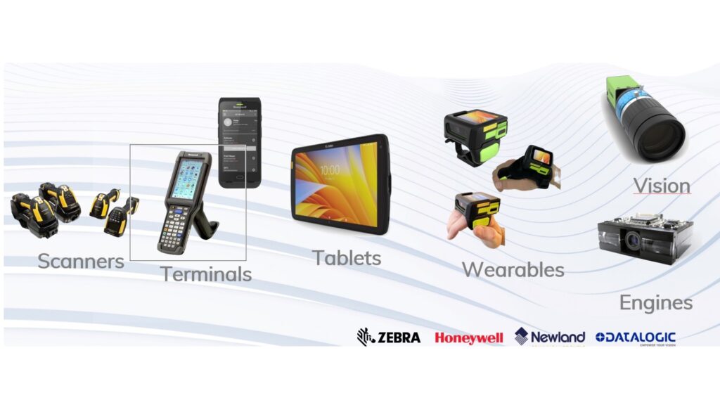 Terminal – mobiele computers – scanners