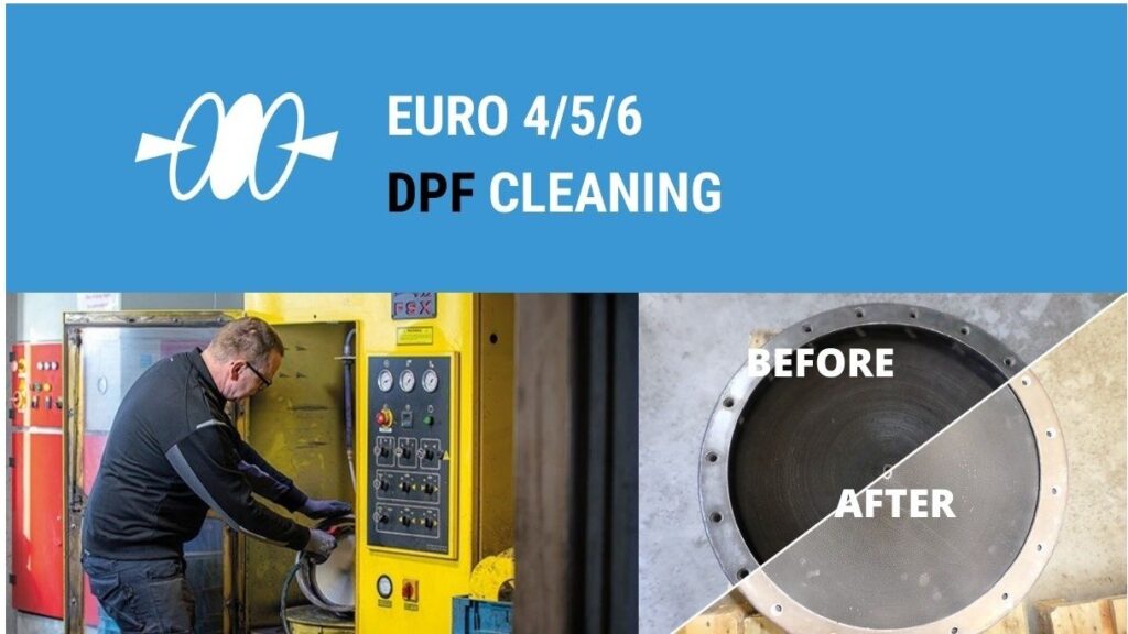 Euro 4/5/6 particulate filter cleaning
