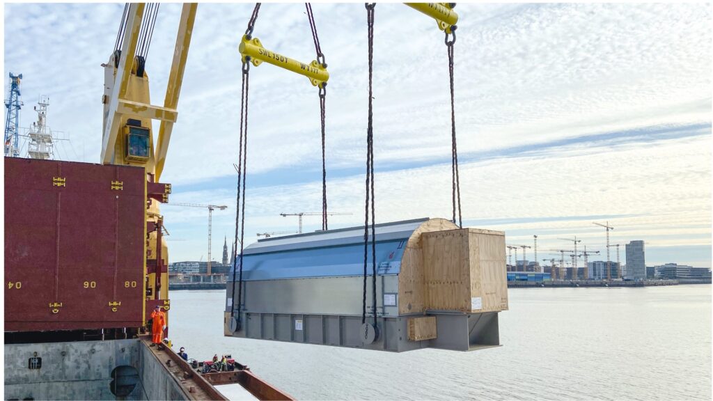 Project Logistics – The global Logwin team organises the entire project – from planning the route and coordinating different carriers to arranging appropriate packing for shipment.