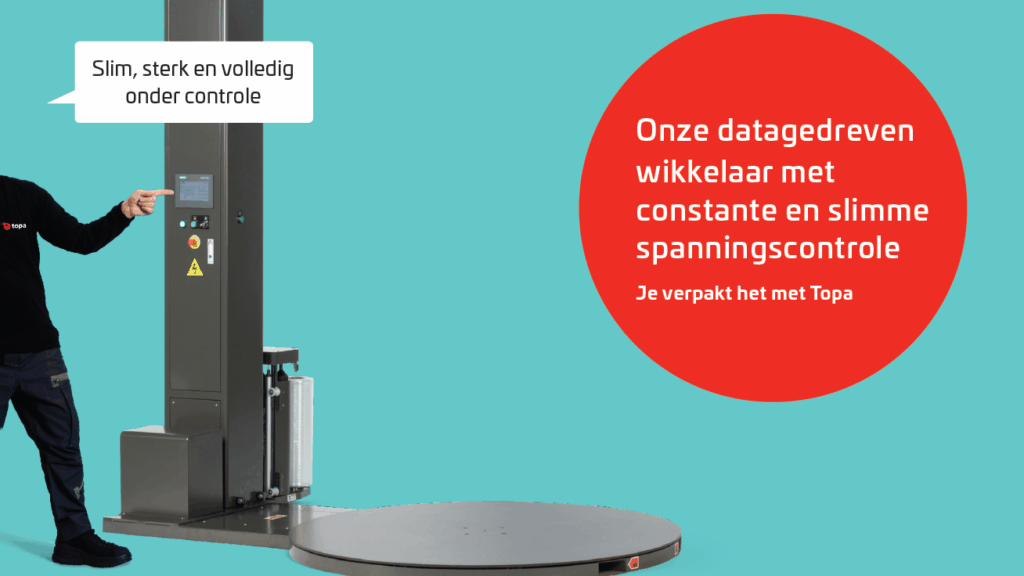 Contrôle maximale grâce à notre banderoleuse pilotée par les données et au Fiber Film Marathon