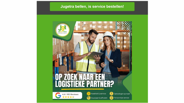 Jugetra bellen, is service bestellen!