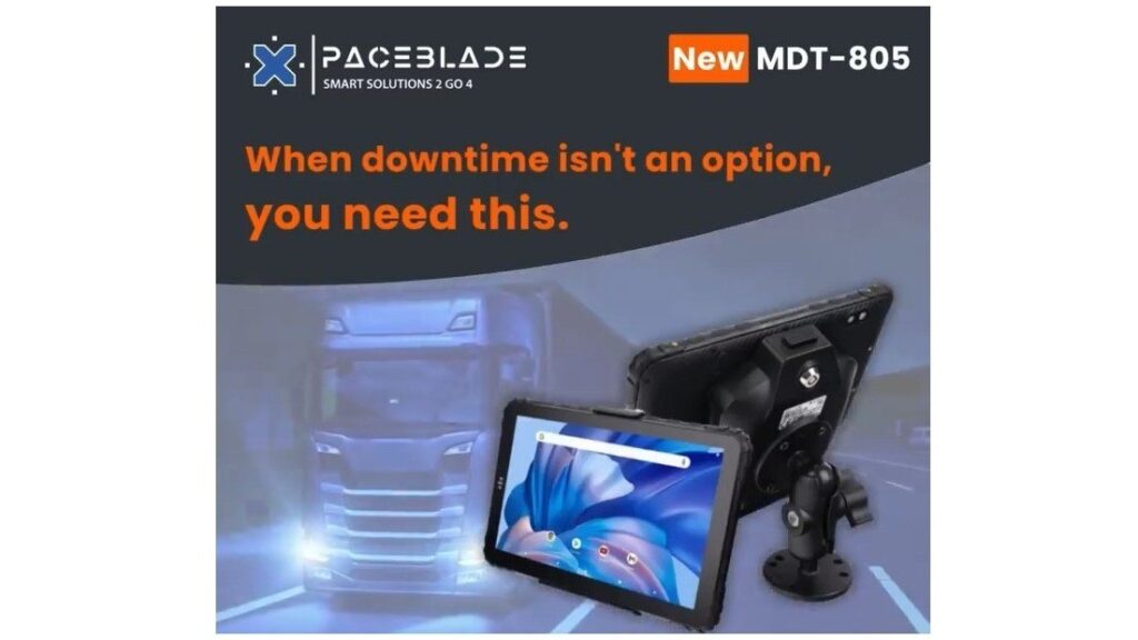 Découvrez le PaceBlade MDT-805 : testé sur le terrain, prêt à booster vos opérations de transport et logistique.