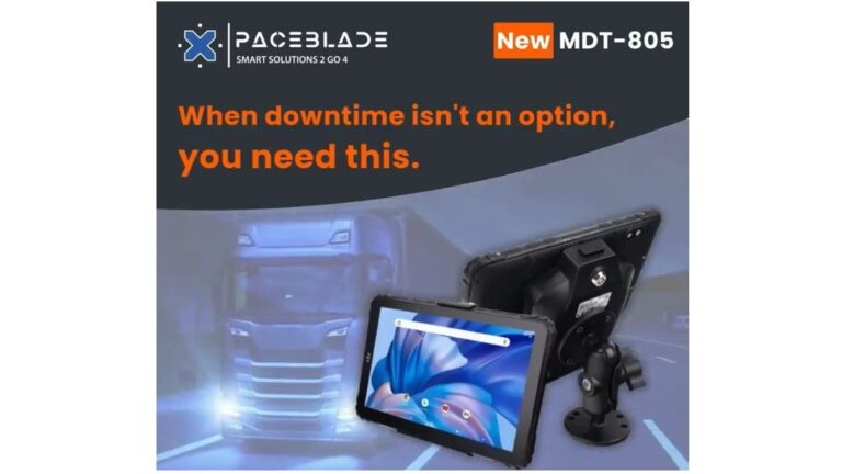 Découvrez le PaceBlade MDT-805 : testé sur le terrain, prêt à booster vos opérations de transport et logistique.