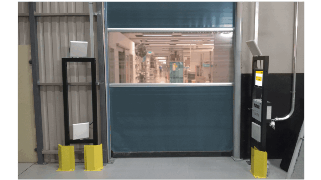 Portes RFID pour l’identification automatique des marchandises entrantes et sortantes