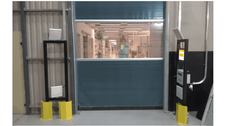 Portes RFID pour l’identification automatique des marchandises entrantes et sortantes