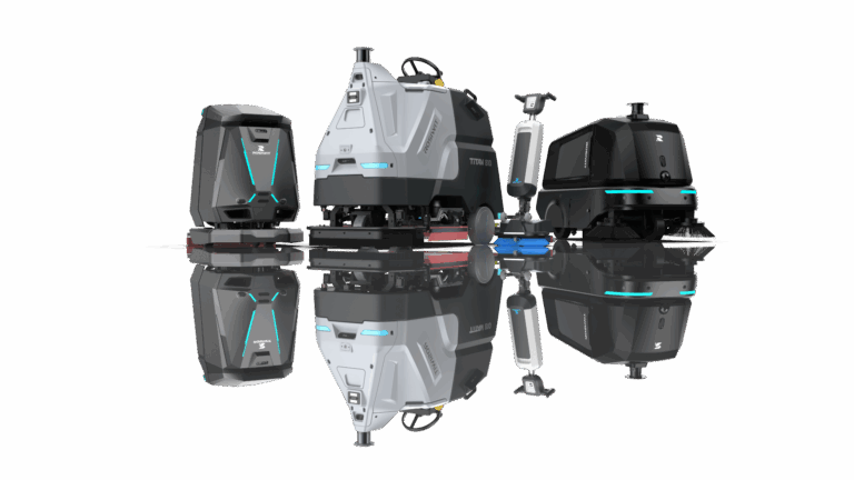 De nieuwste slimme schrob-dweilcobot: ROSIWIT Skywalker live in actie