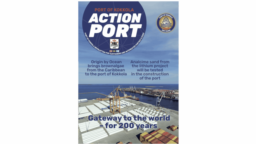 Port of Kokkola – Action Port Newsletter of Port of Kokkola LTD